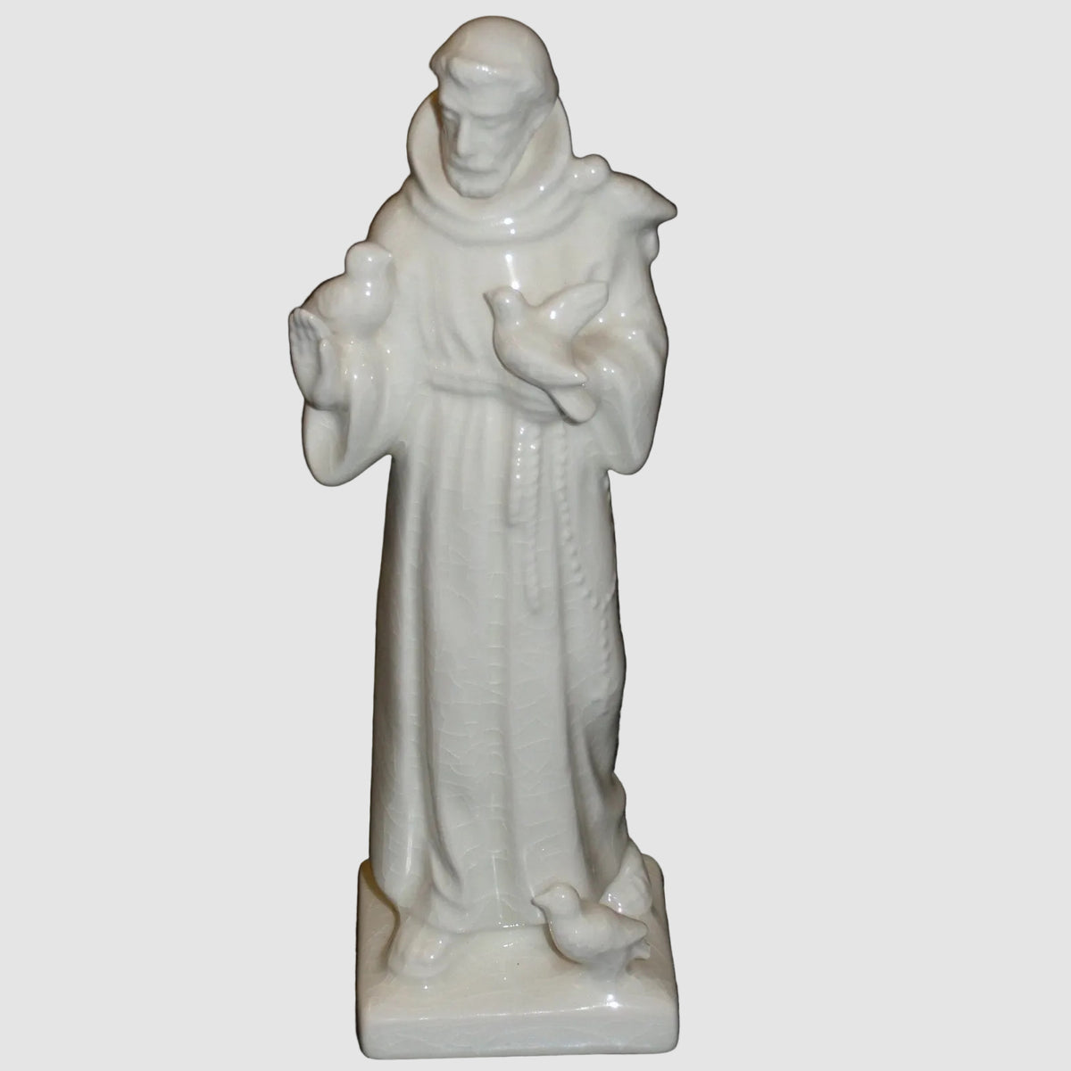 "St. Francis of Assisi" Goebel Sacrart Figurine #HF6 2/0 (7" White Glaze)