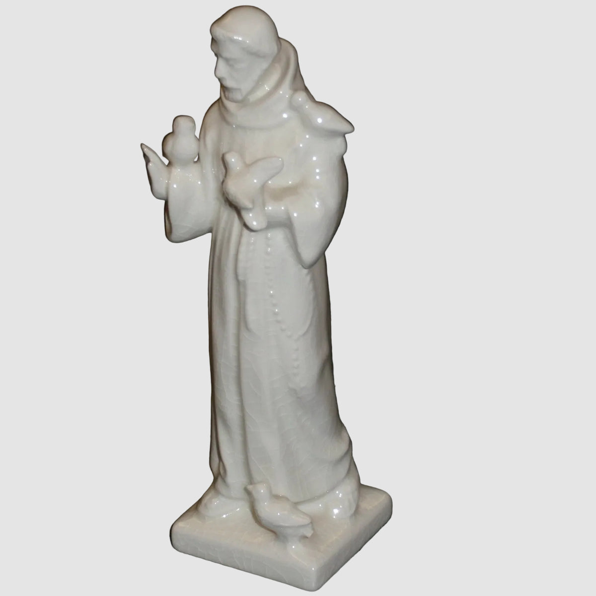 "St. Francis of Assisi" Goebel Sacrart Figurine #HF6 2/0 (7" White Glaze)