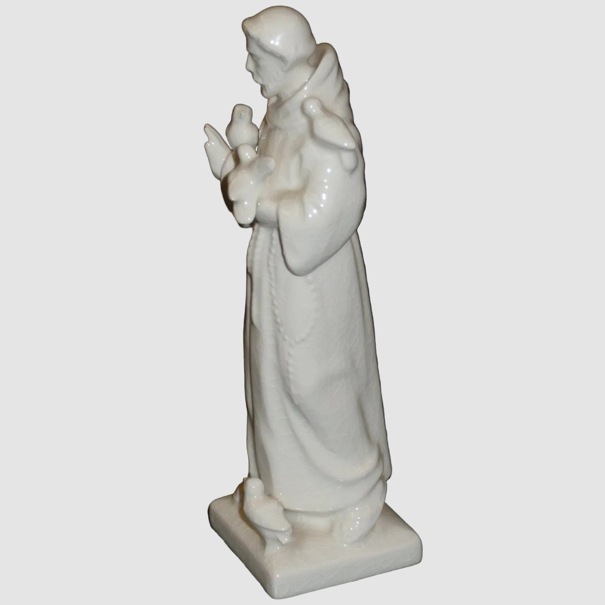 "St. Francis of Assisi" Goebel Sacrart Figurine #HF6 2/0 (7" White Glaze)