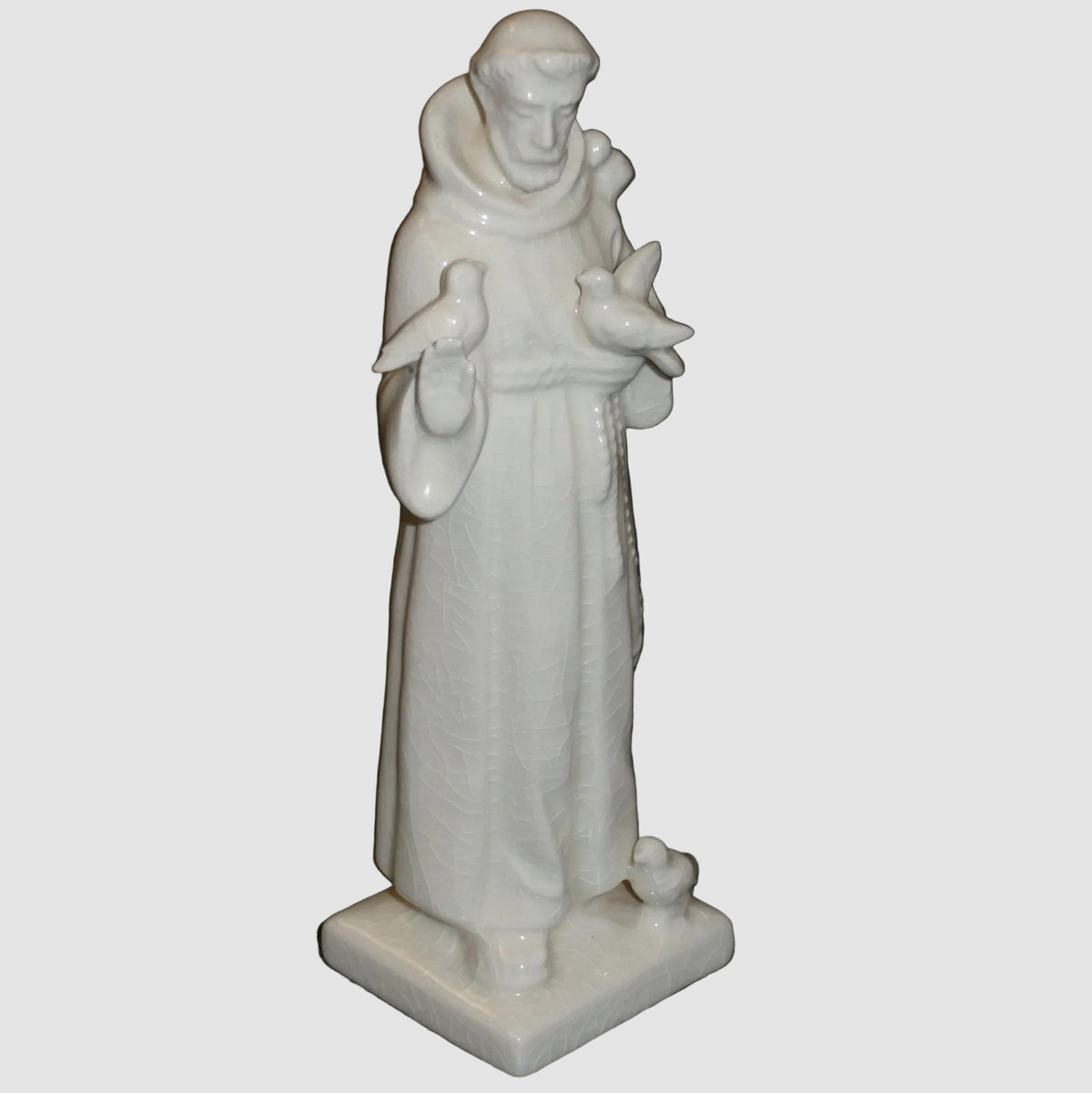 "St. Francis of Assisi" Goebel Sacrart Figurine #HF6 2/0 (7" White Glaze)