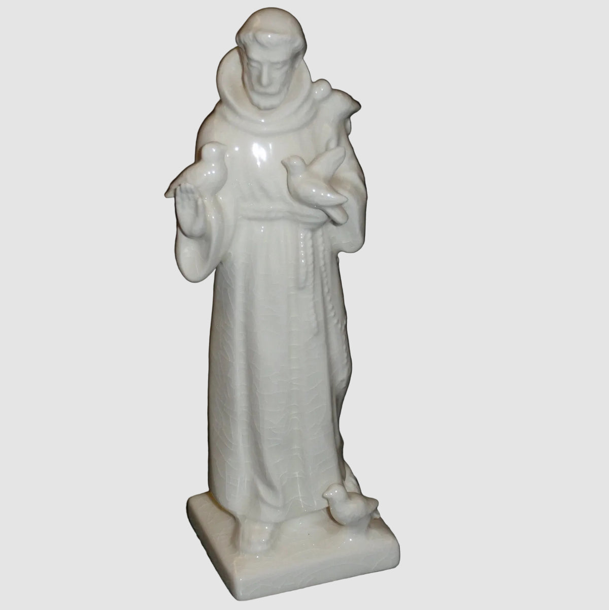 "St. Francis of Assisi" Goebel Sacrart Figurine #HF6 2/0 (7" White Glaze)