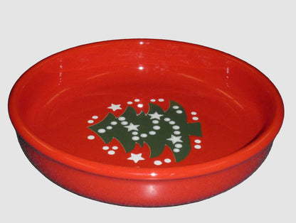 Waechtersbach Christmas Tree Pasta Bowl (8" x 2.75" - West Germany)