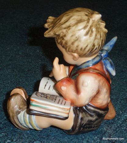 "Thoughtful" Goebel Hummel Figurine #415 - Little Boy Reading A Book