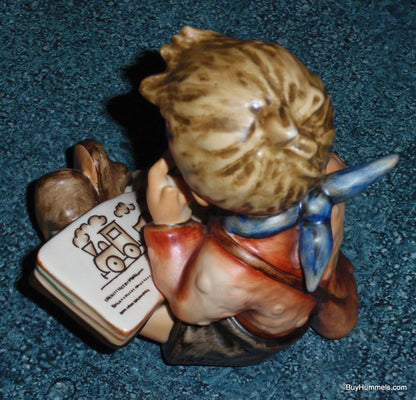 "Thoughtful" Goebel Hummel Figurine #415 - Little Boy Reading A Book