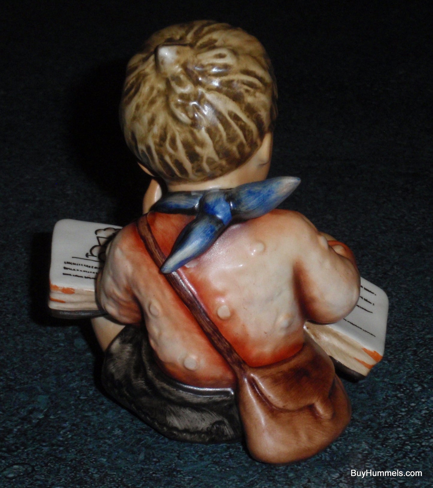 "Thoughtful" Goebel Hummel Figurine #415 - Little Boy Reading A Book
