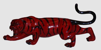 "Sheng Chi Tiger" Royal Doulton Prestige Flambe Figurine BA66 (7.5")