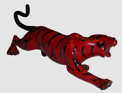 "Sheng Chi Tiger" Royal Doulton Prestige Flambe Figurine BA66 (7.5")