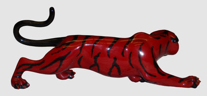 "Sheng Chi Tiger" Royal Doulton Prestige Flambe Figurine BA66 (7.5")