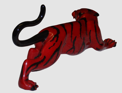 "Sheng Chi Tiger" Royal Doulton Prestige Flambe Figurine BA66 (7.5")