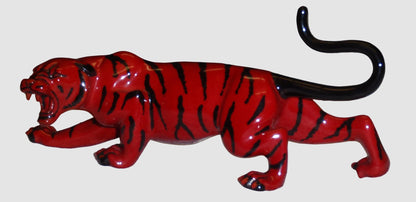 "Sheng Chi Tiger" Royal Doulton Prestige Flambe Figurine BA66 (7.5")