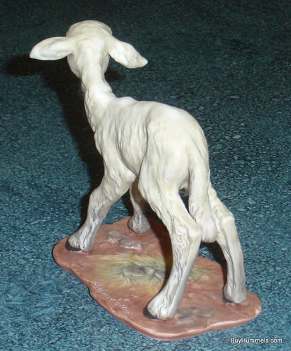 Kaiser Golden Crown West Germany Hand painted Lamb Figurine #607