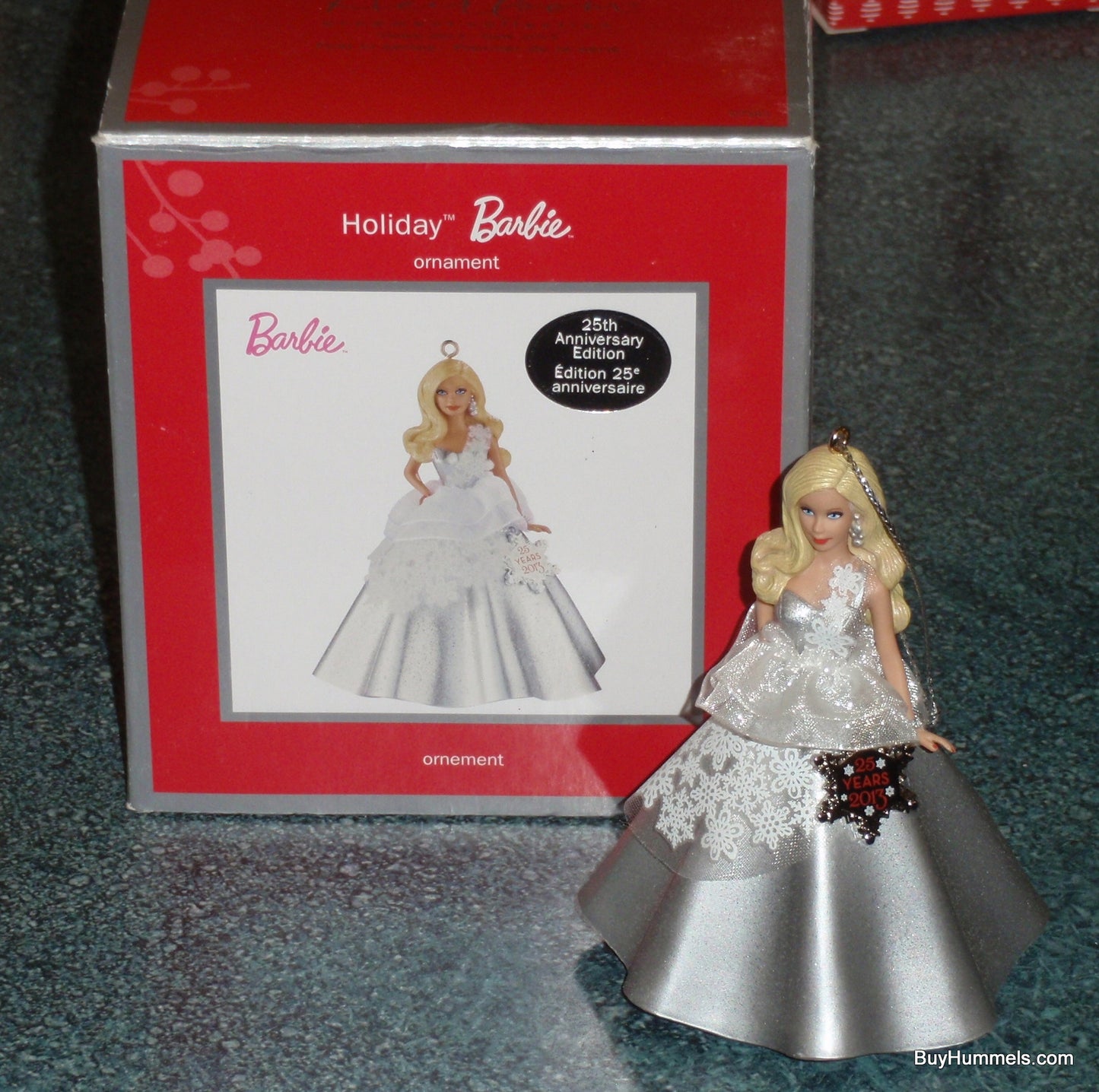 25th Anniversary Ed. Holiday Barbie American Greetings Christmas Ornament 2013