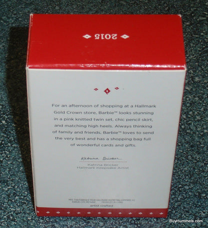 Hallmark Shopping Barbie Christmas Ornament by Hallmark Keepsakes With Box GIFT!