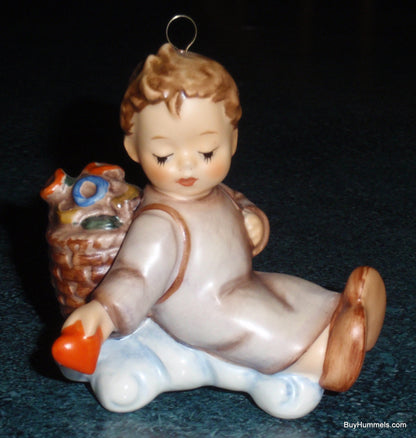 Goebel Hummel 481 Love From Above Angel with Heart on Cloud Christmas Ornament Figurine