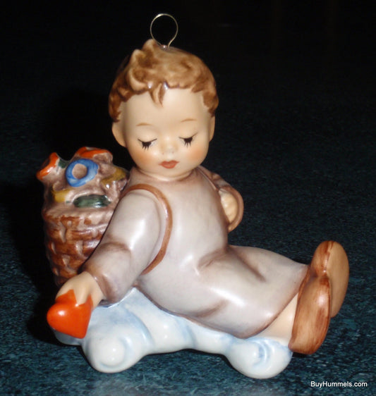 Goebel Hummel 481 Love From Above Angel with Heart on Cloud Christmas Ornament Figurine