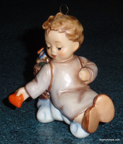 "Love From Above" Goebel Hummel 1989 Christmas Ornament Figurine #481 - Angel with Heart