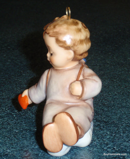 "Love From Above" Goebel Hummel 1989 Christmas Ornament Figurine #481 - Angel with Heart