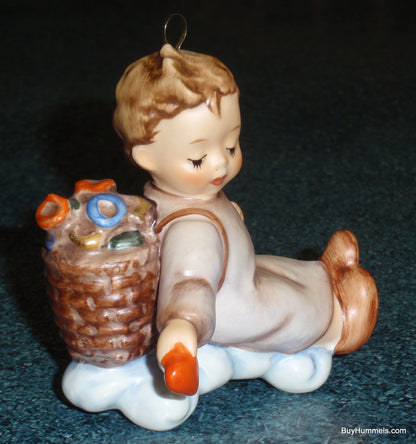 "Love From Above" Goebel Hummel 1989 Christmas Ornament Figurine #481 - Angel with Heart