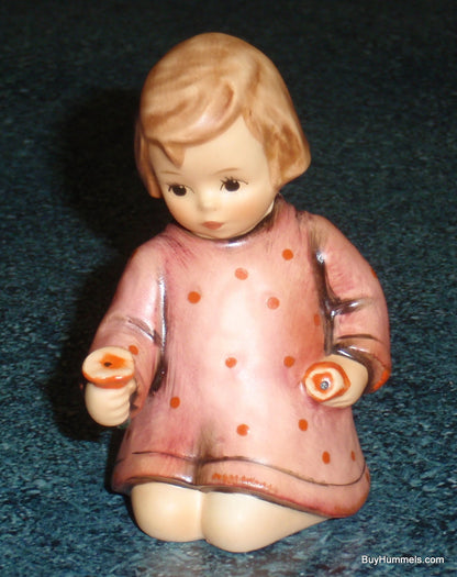 "One For You One For Me" Goebel Hummel Figurine #482 - Little Girl With Flowers!