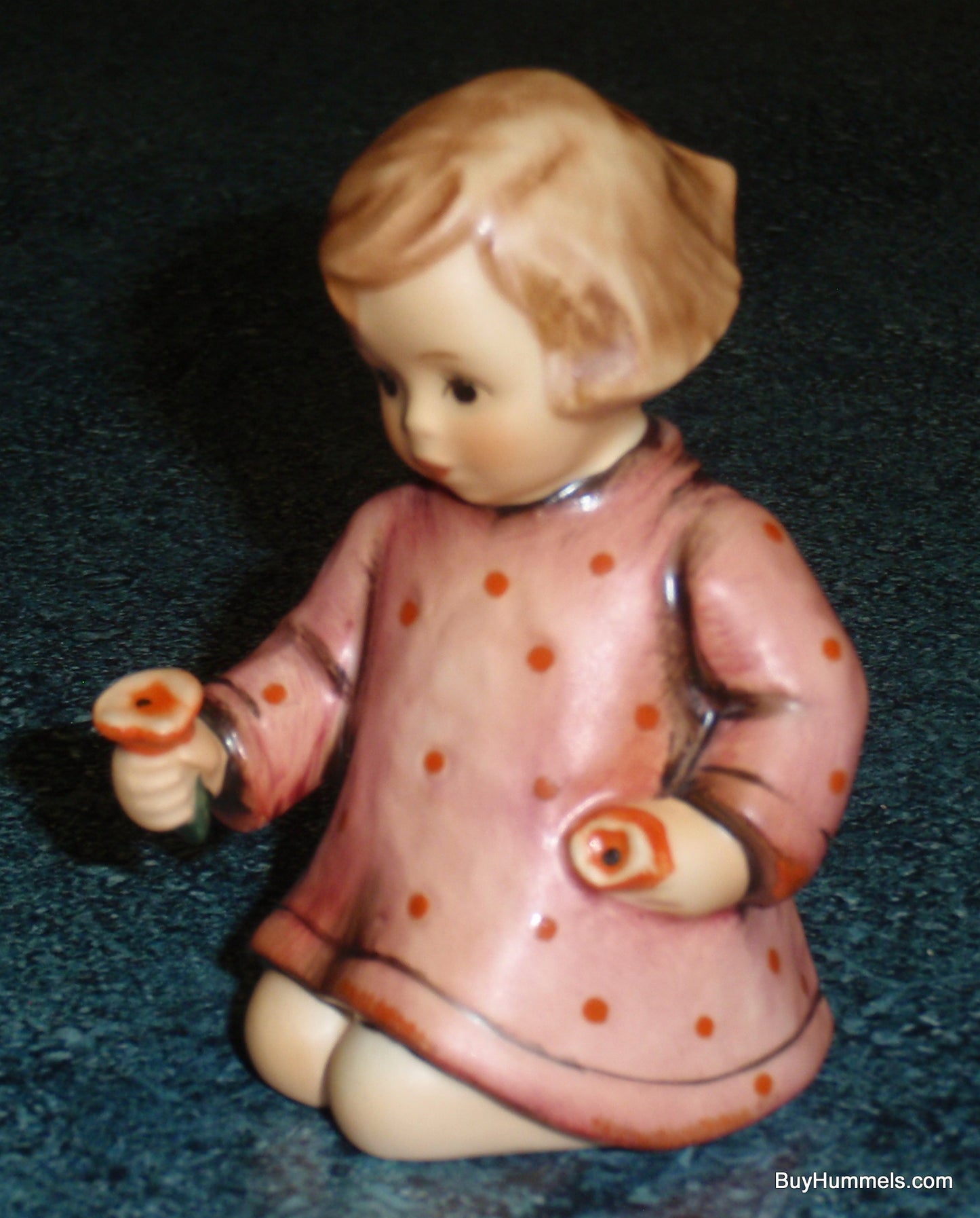 "One For You One For Me" Goebel Hummel Figurine #482 - Little Girl With Flowers!