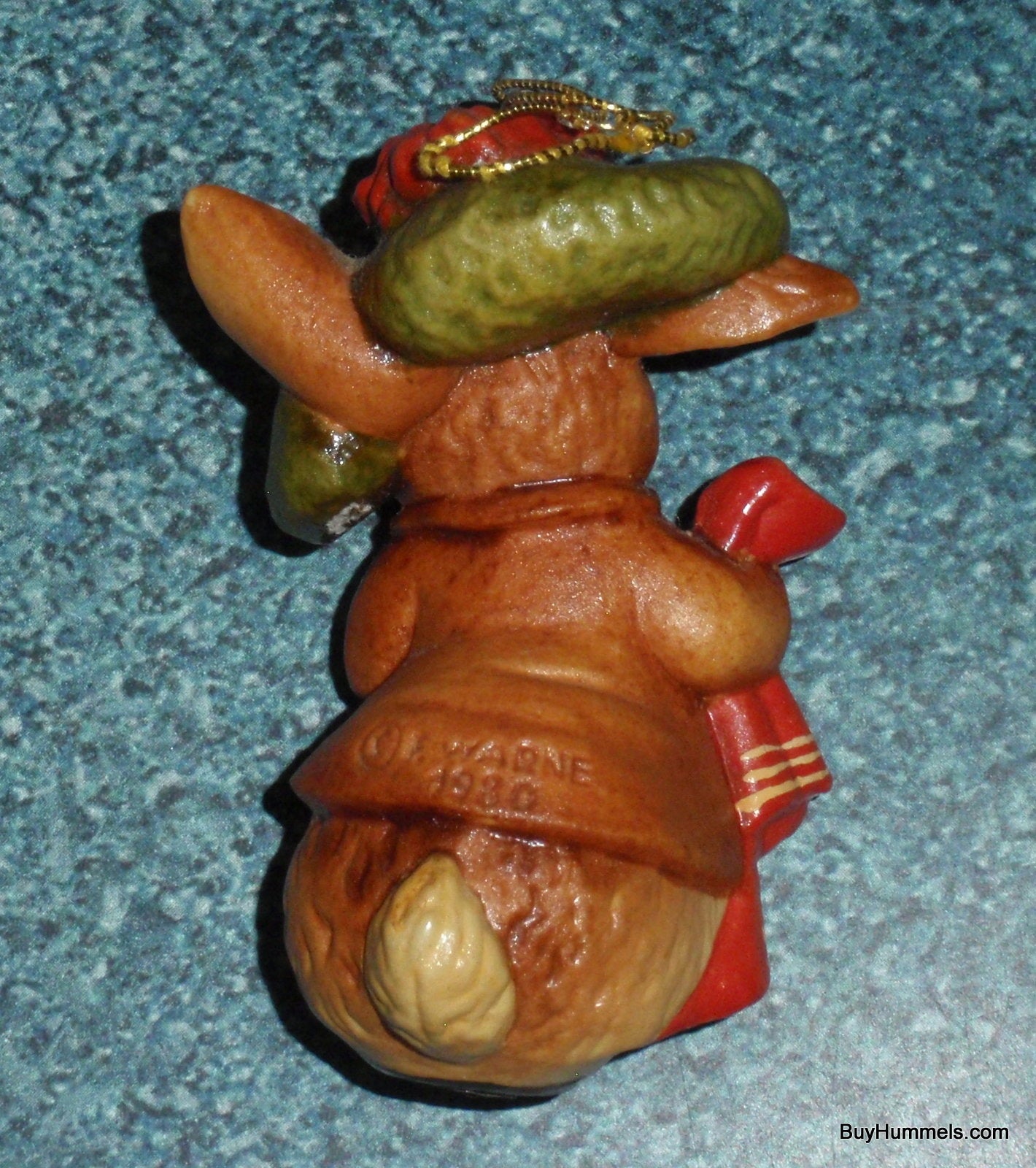 Beatrix Potter Benjamin Bunny Toriart Anri Italy Christmas Ornament 1980