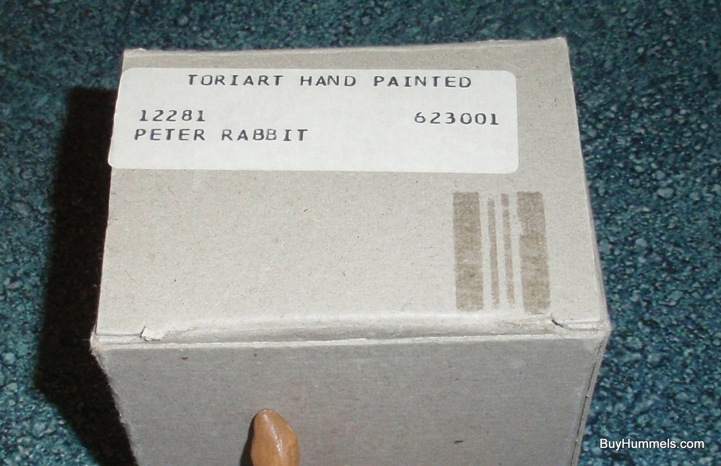 ANRI TORIART BEATRIX PETER RABBIT 1980 ITALY 3" CHRISTMAS ORNAMENT WITH BOX GIFT