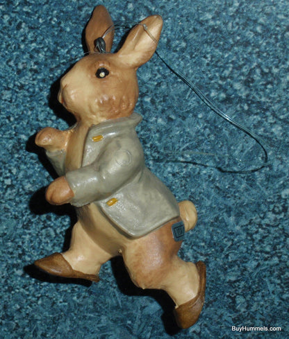ANRI TORIART BEATRIX PETER RABBIT 1980 ITALY 3" CHRISTMAS ORNAMENT WITH BOX GIFT