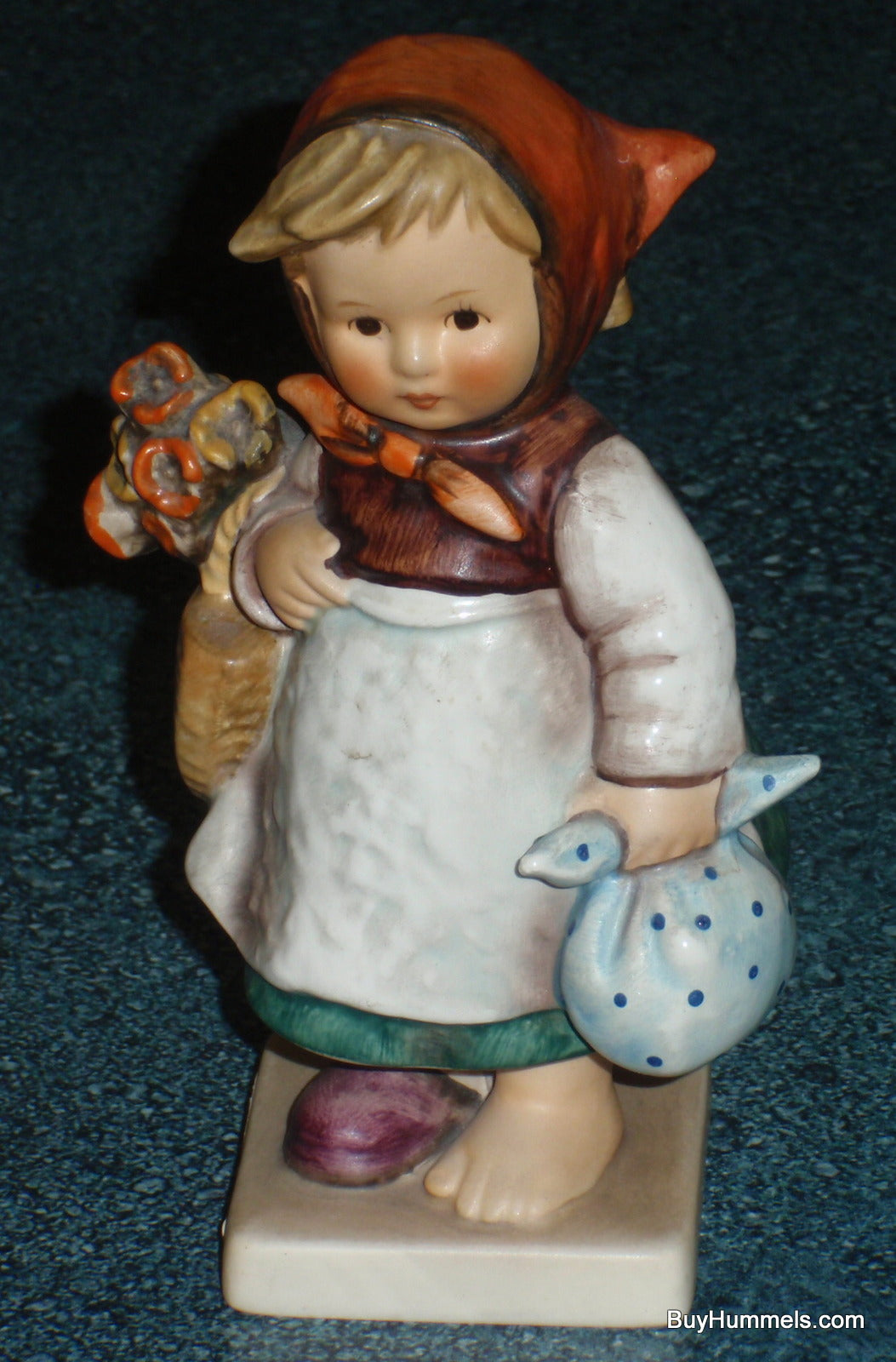 "Weary Wanderer" Goebel Hummel Figurine #204 - Little Girl On An Adventure!