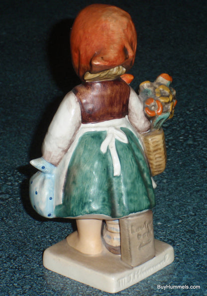 "Weary Wanderer" Goebel Hummel Figurine #204 - Little Girl On An Adventure!