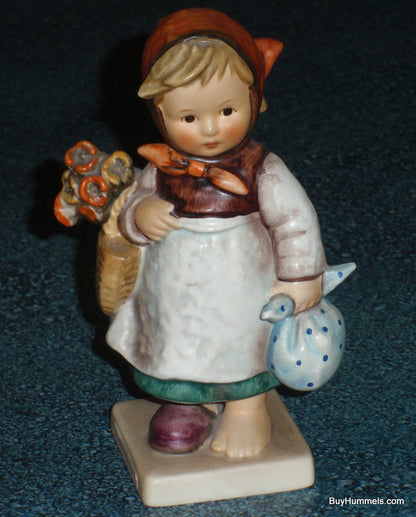 "Weary Wanderer" Goebel Hummel Figurine #204 - Little Girl On An Adventure!