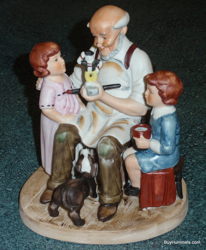 1980 Annual Norman Rockwell "The Toymaker" Collectible Figurine