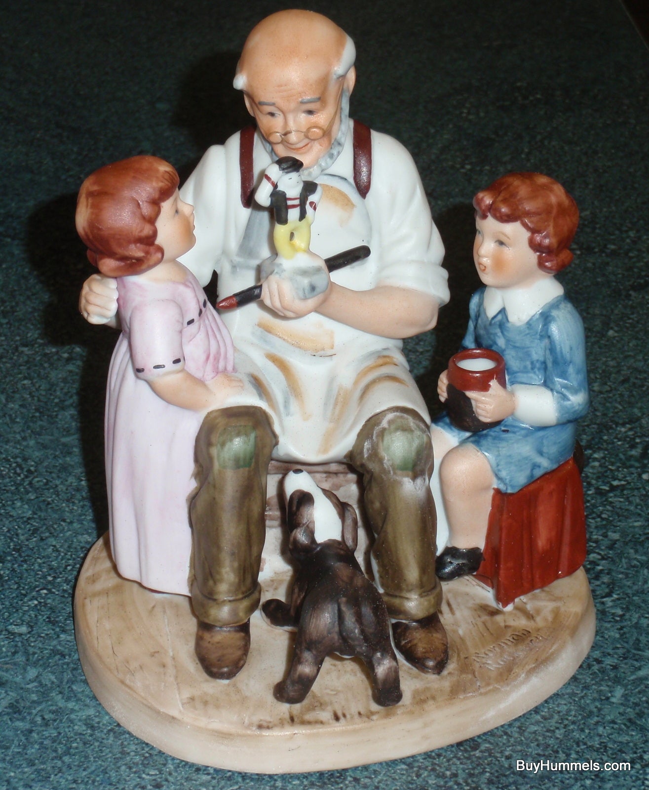 1980 Annual Norman Rockwell "The Toymaker" Collectible Figurine