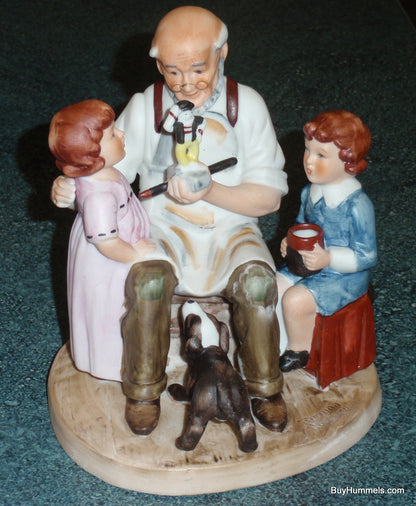 1980 Annual Norman Rockwell "The Toymaker" Collectible Figurine