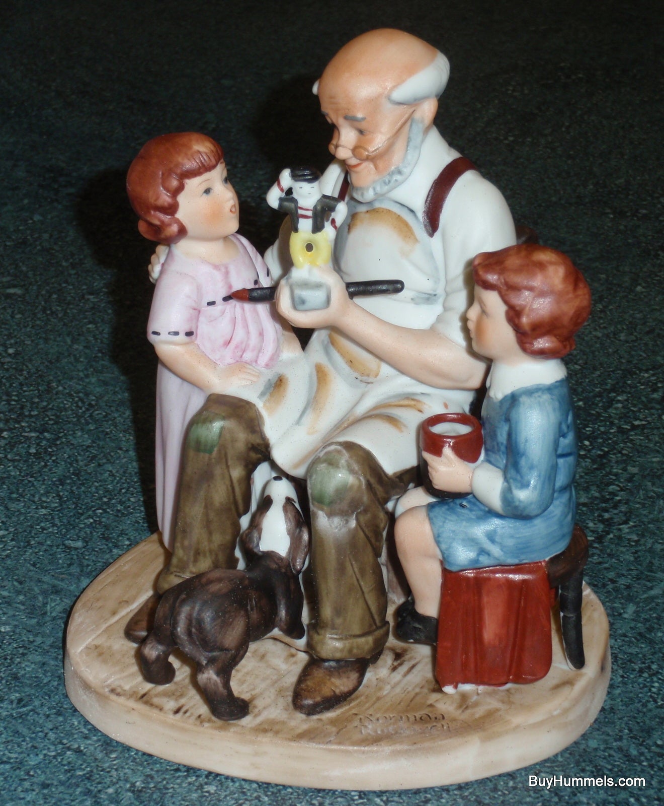 1980 Annual Norman Rockwell "The Toymaker" Collectible Figurine