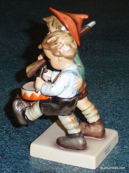 "Volunteers" Goebel Hummel Figurine #50 2/0 - Two Boys Marching - Military Gift!