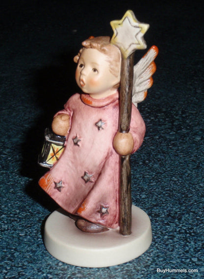 "Christmas Song" Goebel Hummel Angel Figurine #343/4/0 - 3.5" Miniature Angel with Star Staff