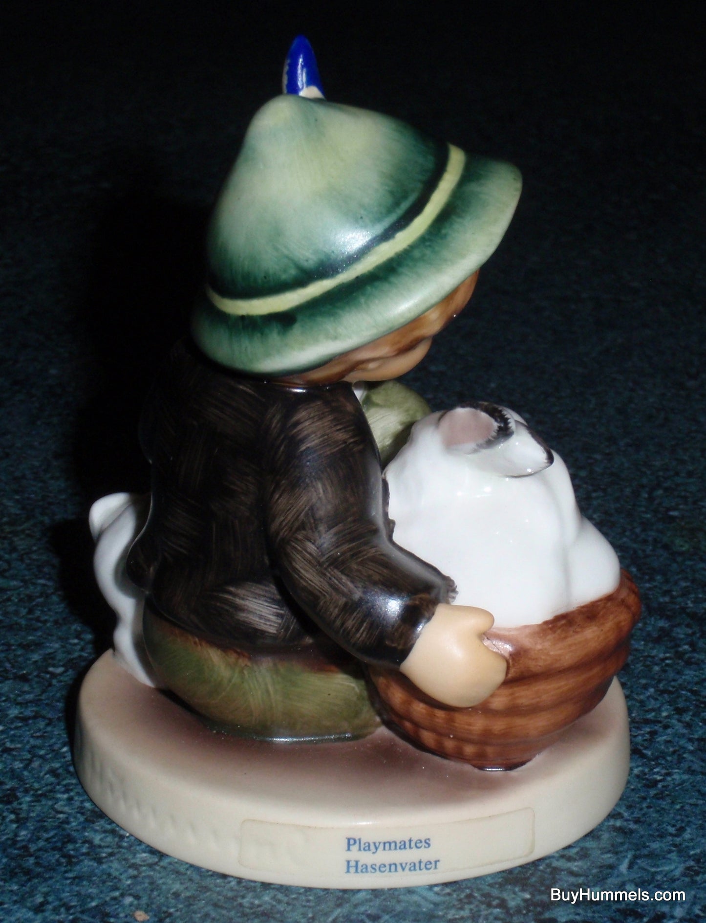 "Playmates" Goebel Hummel Figurine #58 2/0 - Boy With Bunnies!