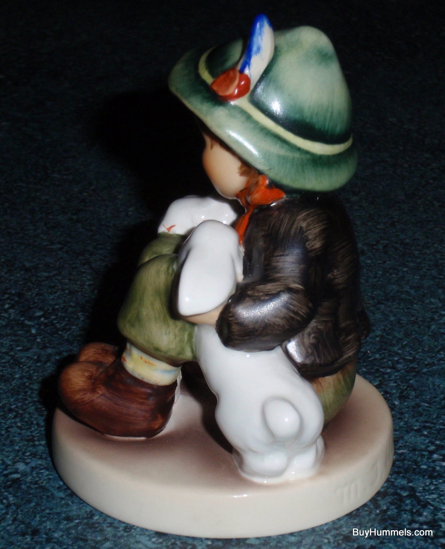 "Playmates" Goebel Hummel Figurine #58 2/0 - Boy With Bunnies!