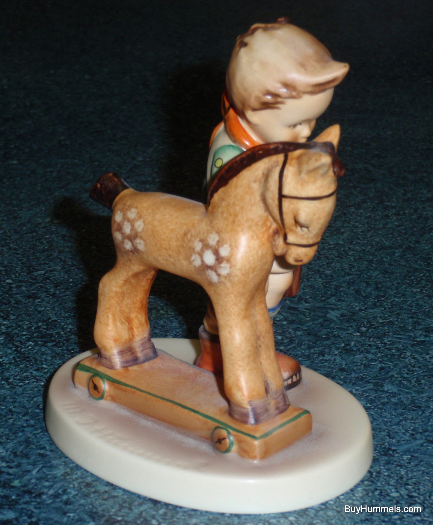 "Prayer Before Battle" Goebel Hummel Figurine #20 - Boy With Rocking Horse - CUTE!