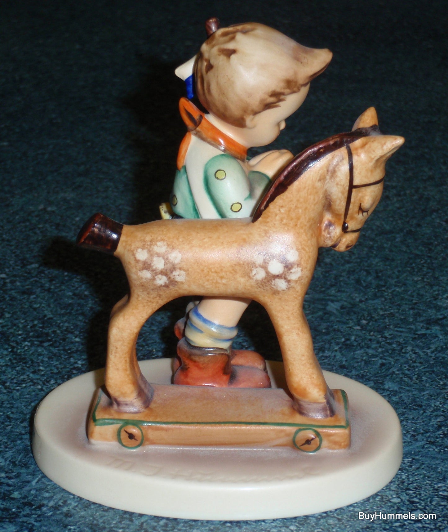 "Prayer Before Battle" Goebel Hummel Figurine #20 - Boy With Rocking Horse - CUTE!