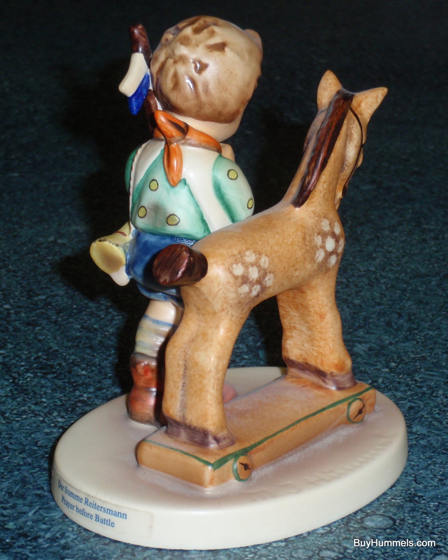 "Prayer Before Battle" Goebel Hummel Figurine #20 - Boy With Rocking Horse - CUTE!