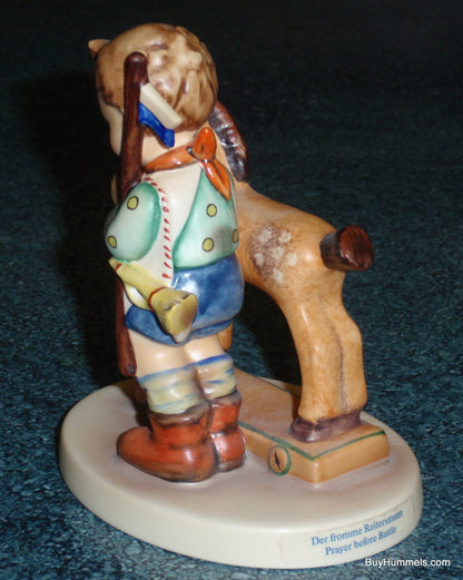 "Prayer Before Battle" Goebel Hummel Figurine #20 - Boy With Rocking Horse - CUTE!