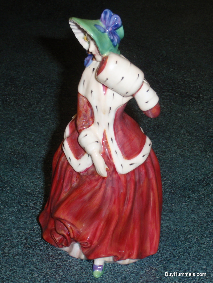 "Christmas Morn" Royal Doulton Figurine HN1992 - Lady in Red Coat (7")
