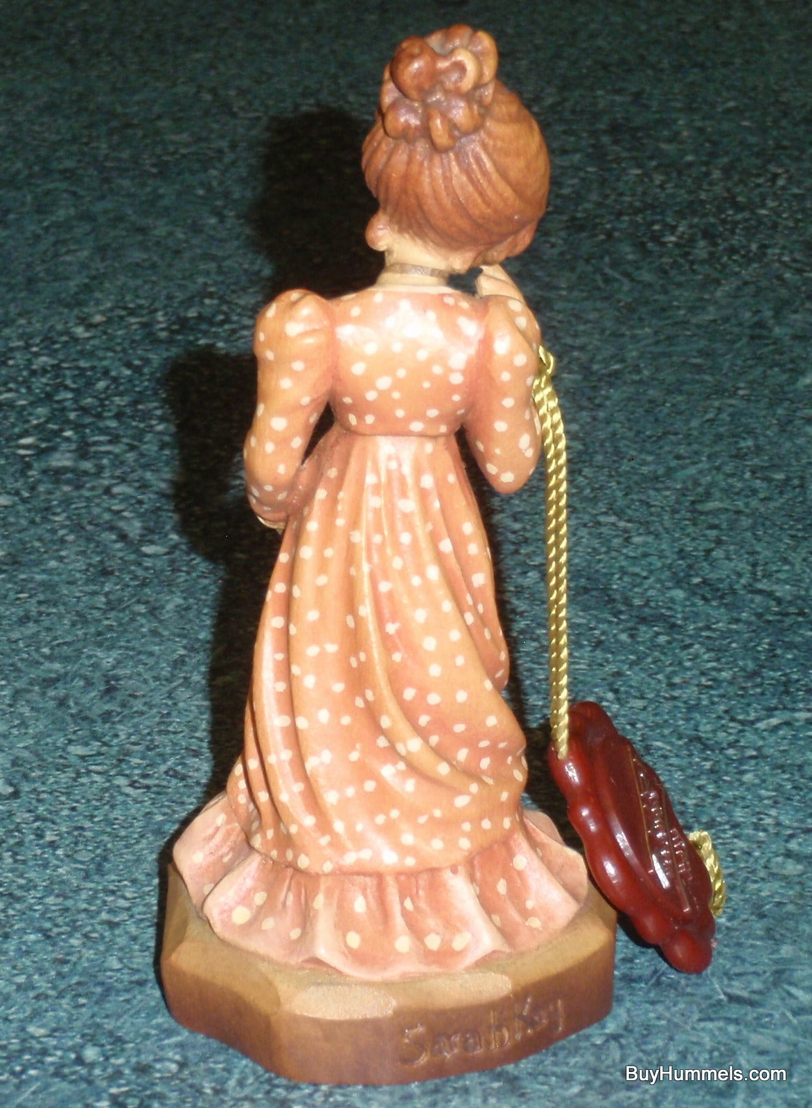 Anri Sarah Kay "Romantic Notions" and Young Man's Fancy" Figurines With Rosegate