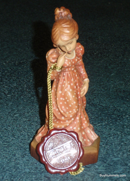 Anri Sarah Kay "Romantic Notions" and Young Man's Fancy" Figurines With Rosegate