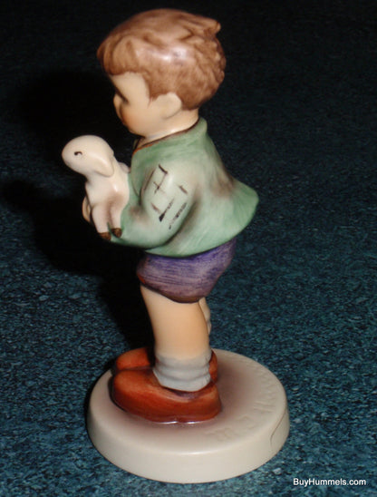 "I'll Protect Him" Goebel Hummel Figurine #483 - Little Boy With Baby Lamb!