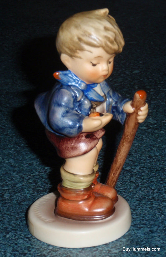 Goebel Hummel 428 3/0 Summertime Surprise Boy with Ladybug Figurine