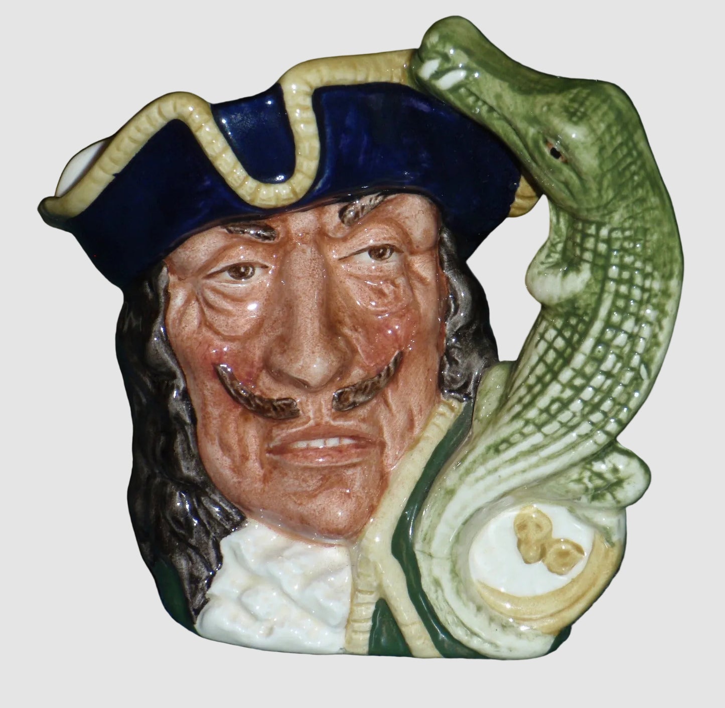 "Captain Hook" Royal Doulton Peter Pan Character Toby Jug D6601