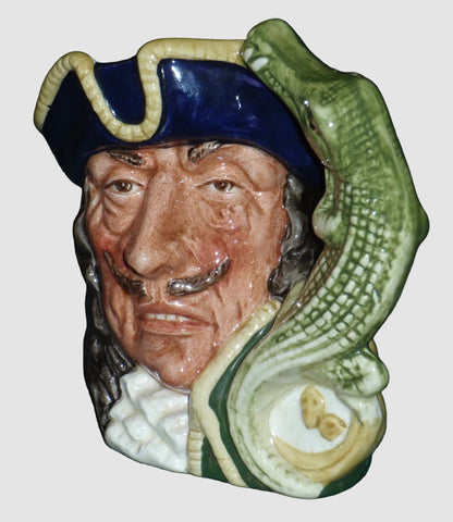 "Captain Hook" Royal Doulton Peter Pan Character Toby Jug D6601