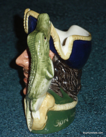 "Captain Hook" Royal Doulton Peter Pan Character Toby Jug D6601